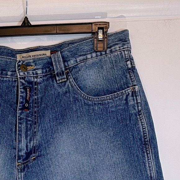 Willie ESCO Duns Cotton Denim Blue Jean Shorts 36 waist like new - Picture 5 of 16